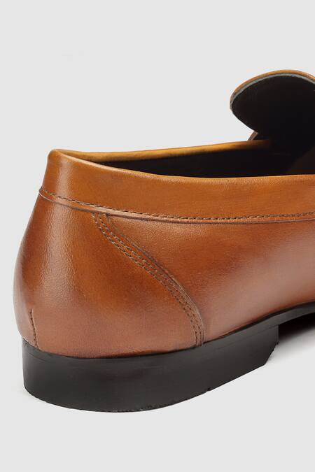 Shop_Hats Off Accessories_Brown Leather Slip On Shoes
