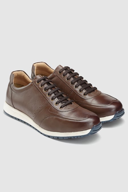 Buy Ted Baker Men Brown FRAYNE Retro Sneakers for Men Online | The  Collective