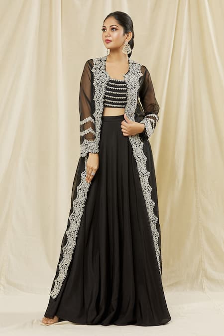 FANCY EMBROIDERY WORK GOWN WITH JACKET D.NO 120
