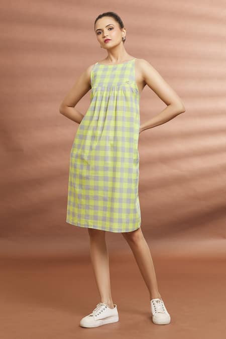 Ladies Checked One Piece Dress, Size : M to XXL, Technics : Machine Made at  Rs 1,299 / Piece in Panchkula
