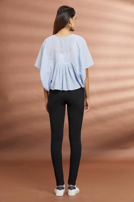 Naintara Bajaj Striped Pattern Top 