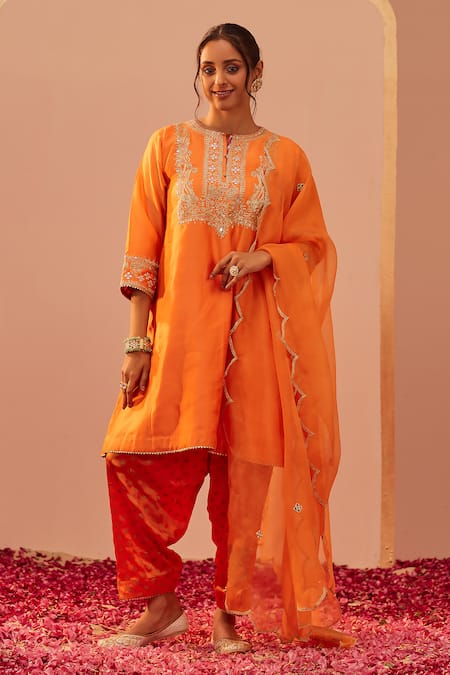 Sheetal Batra Aymra Embroidered Choga Salwar Set 