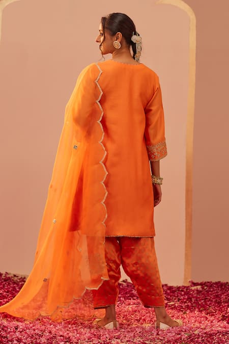 Sheetal Batra Aymra Embroidered Choga Salwar Set 