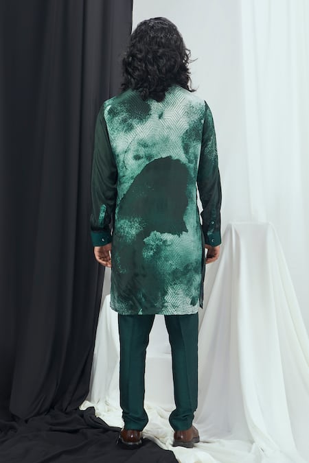 Nirmooha Blotch Print Kurta With Pant 