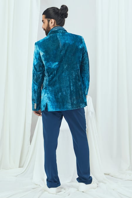 Nirmooha Blotch Print Blazer 