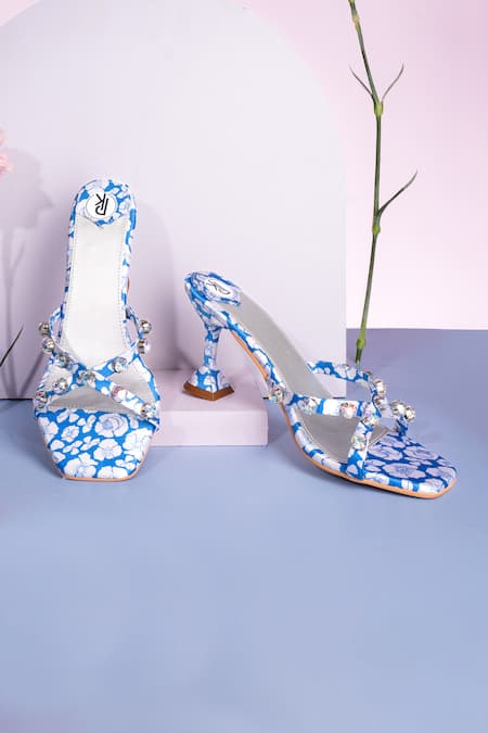 Blue Wedding Shoes Handmade Just for You | Bella Belle