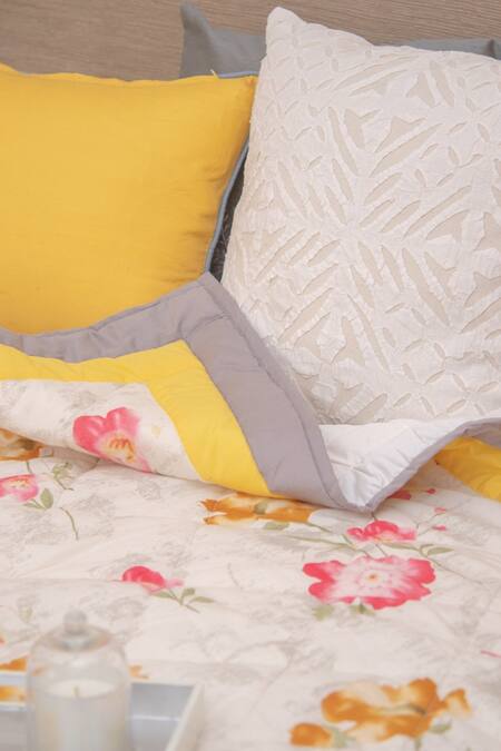 Shop_Cocobee_Multi Color Cotton Printed Quilt _at_Aza_Fashions