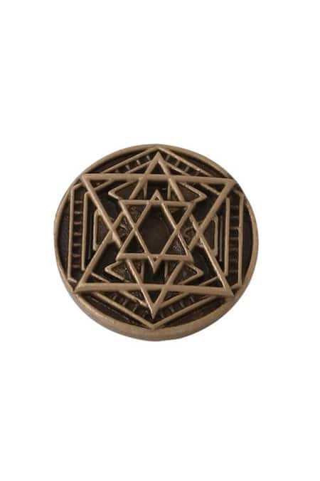 Buy Cosa Nostraa Gold Cut Work Star Carved Buttons - Set Of 7 Online at Aza Fashions Buy_Cosa Nostraa_Gold Cut Work Star Carved Buttons - Set Of 7 _Online_at_Aza_Fashions