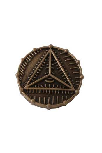 Buy Cosa Nostraa Gold Bermuda Triangle Carved Buttons - Set Of 5 Online at Aza Fashions Buy_Cosa Nostraa_Gold Bermuda Triangle Carved Buttons - Set Of 5 _Online_at_Aza_Fashions