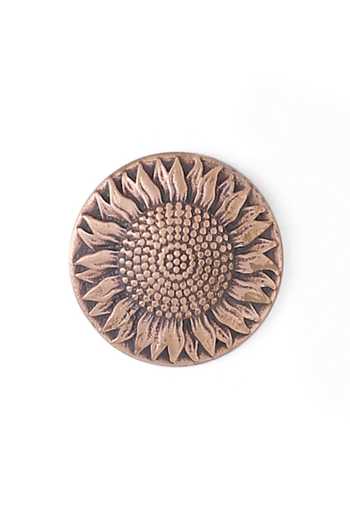 Buy_Cosa Nostraa_Gold The Sunflower Buttons - Set Of 13 _Online_at_Aza_Fashions