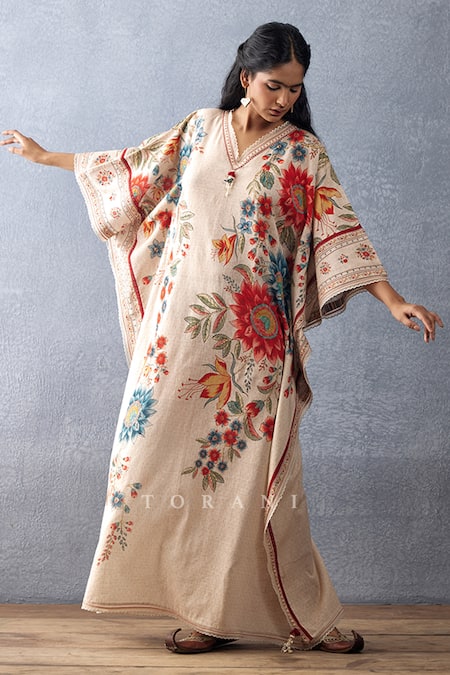 Torani Badami Viras Printed Kaftan 