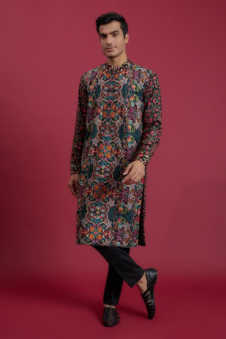 Rabani & Rakha Resham Embroidered Kurta With Pant 