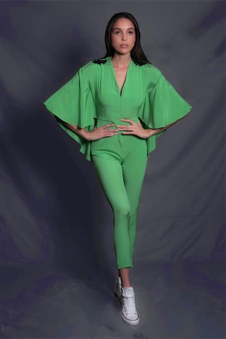 Green best sale work jumpsuit