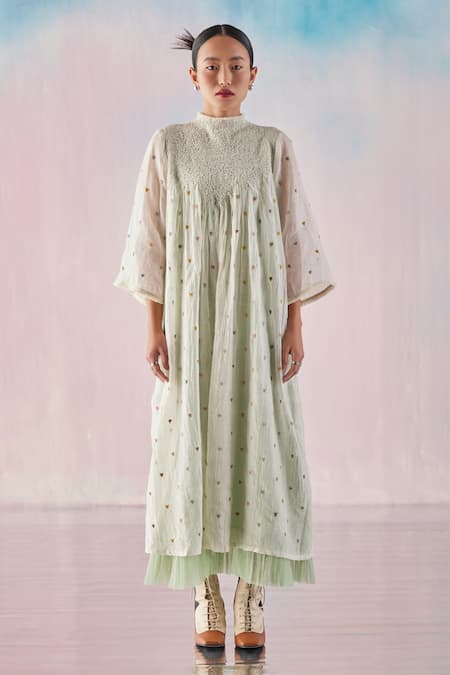 Ilk Heart Emboridered Dress 