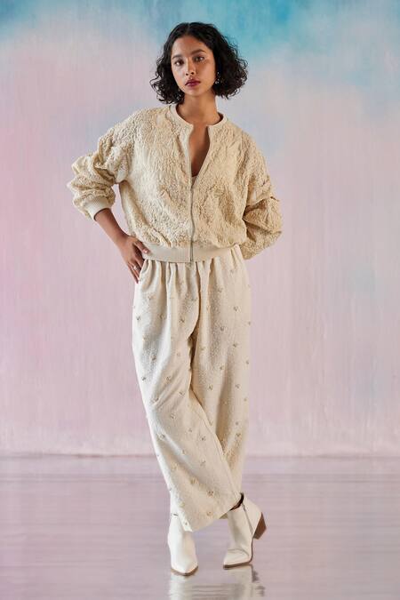 Ilk Smocked Bomber Jacket 