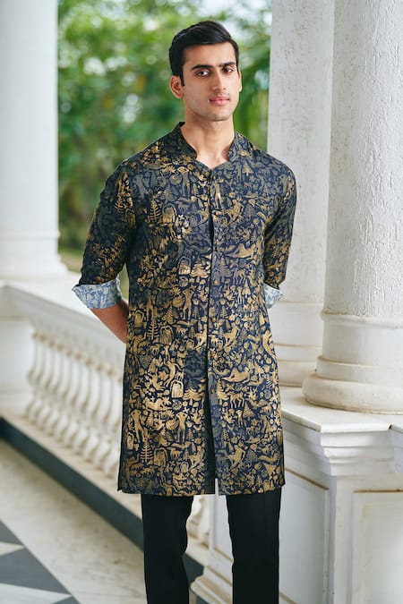 Philocaly Infinity Cotton Printed Kurta 