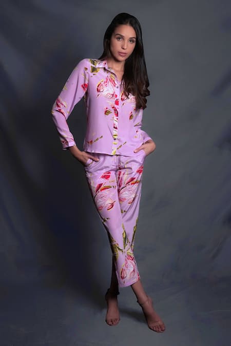 Seesa Tropical Floral Print Shirt 