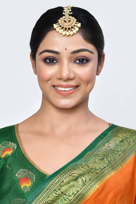 Posh By Rathore Kundan Embellished Maangtikka 