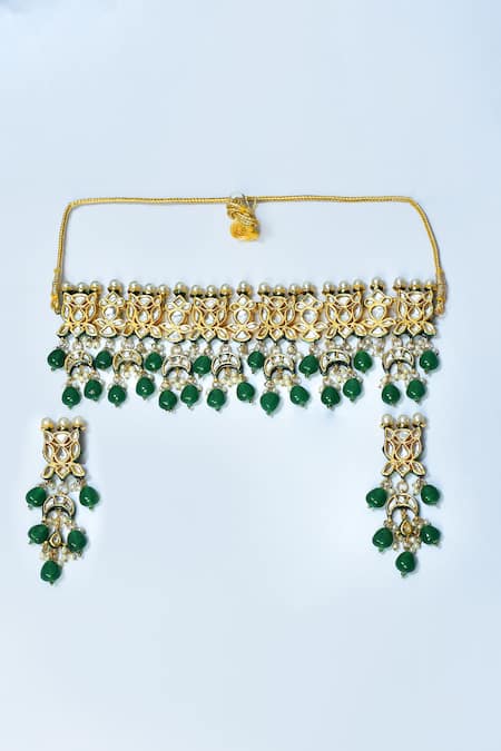Posh By Rathore Embellished Choker Set 