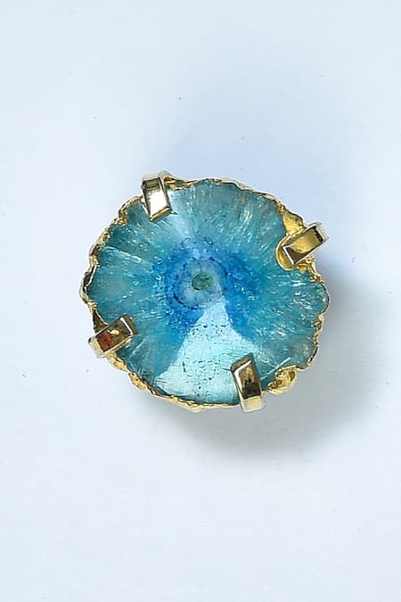 Druzy Natural Stone Necklace Earring Set – Kaya Online