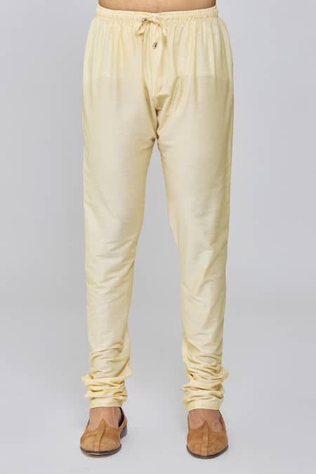 Arihant Rai Sinha_Beige Silk, Polyester Embroidery Floral Sherwani Set_at_Aza_Fashions