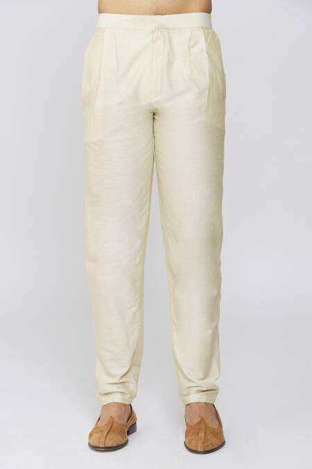 Samyukta Singhania Beige Jacquard Silk, Pant Polyester Staple Fiber Geometric Pattern Sherwani Set at Aza Fashions Samyukta Singhania_Beige Jacquard Silk, Pant Polyester Staple Fiber Geometric Pattern Sherwani Set_at_Aza_Fashions