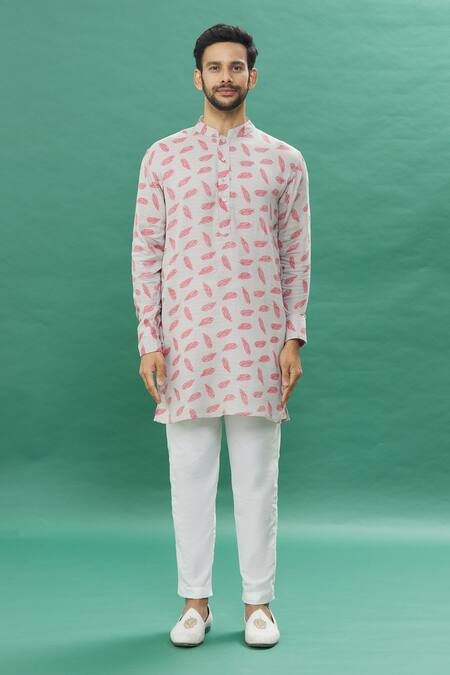 Spring Break Beige Polyester, Cotton Embroidery, Print Jacket Set With Plain Churidar Online at Aza Fashions Spring Break_Beige Polyester, Cotton Embroidery, Print Jacket Set With Plain Churidar _Online_at_Aza_Fashions