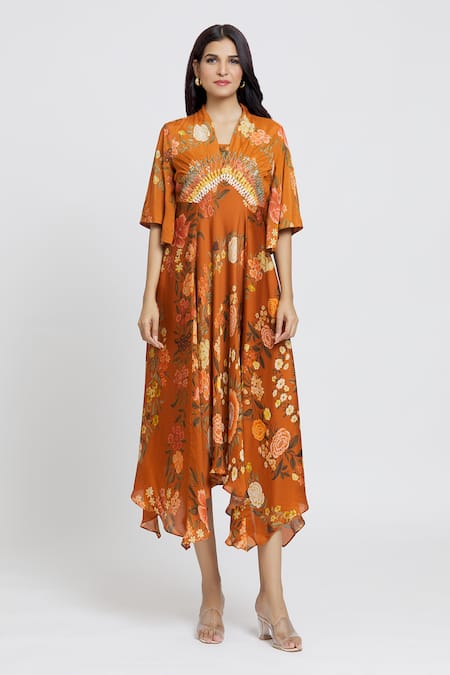 Whimsical By Shica Flower Print Dress 