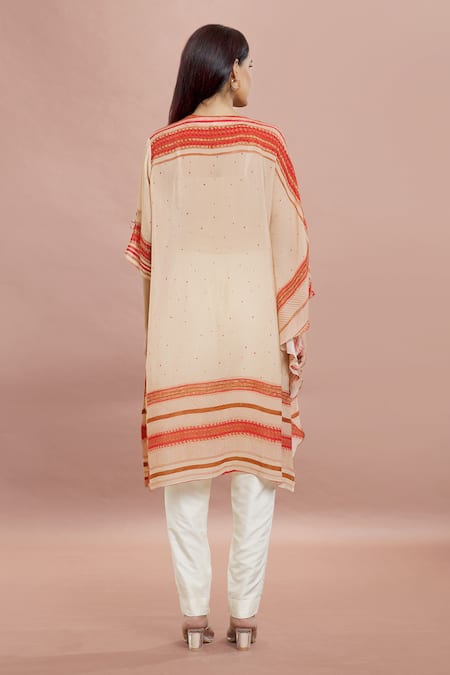 Whimsical By Shica Dot Print Kaftan Tunic 