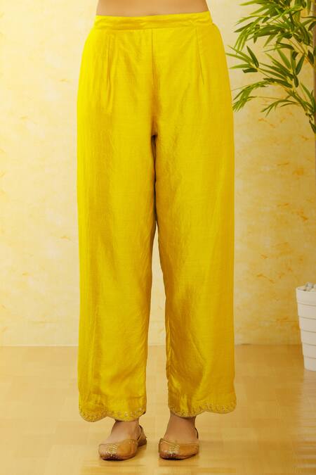 Shop Surbhi Shah Green Silk, Organza Embroidery, Mirrors V-neck Printed Angrakha Pant Set Online at Aza Fashions Shop_Surbhi Shah_Green Silk, Organza Embroidery, Mirrors V-neck Printed Angrakha Pant Set _Online_at_Aza_Fashions