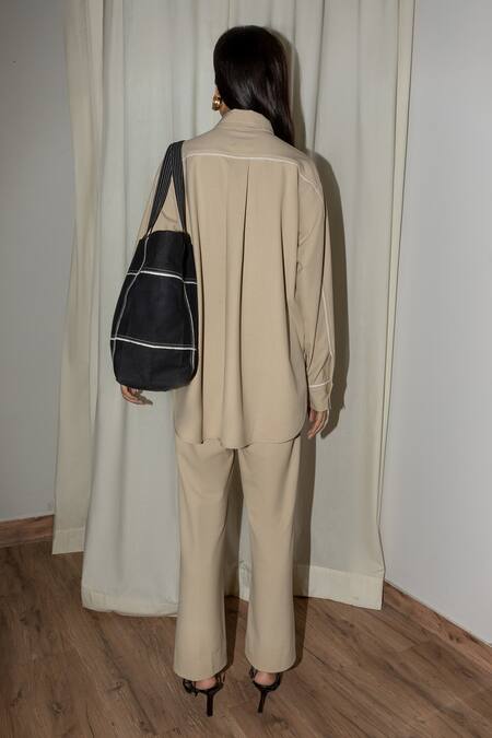 Leh Studios Plain Straight Fit Pant 