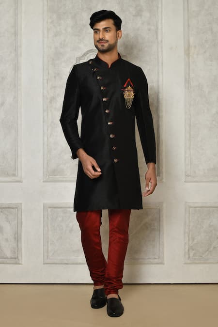 Aryavir Malhotra Full Sleeve Sherwani With Churidar 