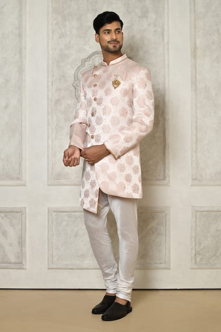 Aryavir Malhotra Floral Butti Pattern Sherwani 