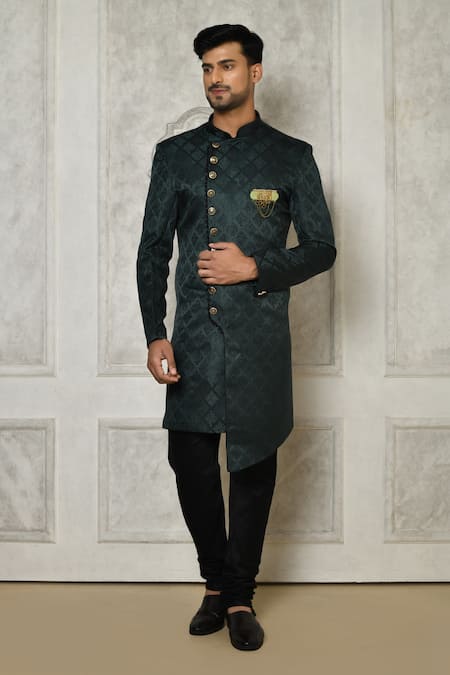 Aryavir Malhotra Abstract Pattern Sherwani 