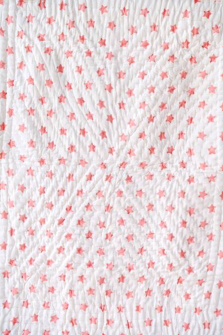 Buy Jaipur Gate White Muslin Printed Reversible Rainbow Baby Razai Buy_Jaipur Gate_White Muslin Printed Reversible Rainbow Baby Razai