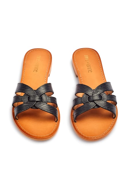 Nine By Janine Celeste Intertwined Strap Flats 