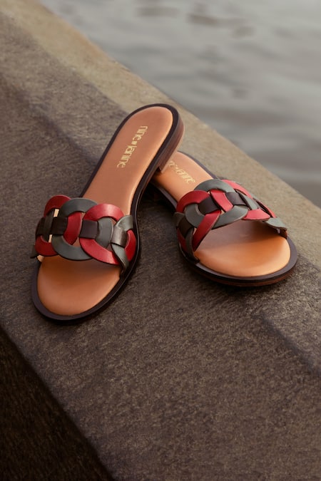 Nine By Janine Maia Hoop Intertwined Flats 