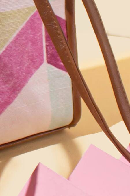 Amyra_Multi Color Prism Printed Canvas Sling Bag _Online_at_Aza_Fashions