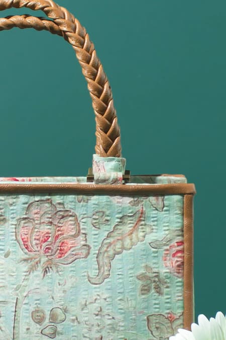 Amyra_Multi Color Wallflower Print Hand Bag _Online_at_Aza_Fashions