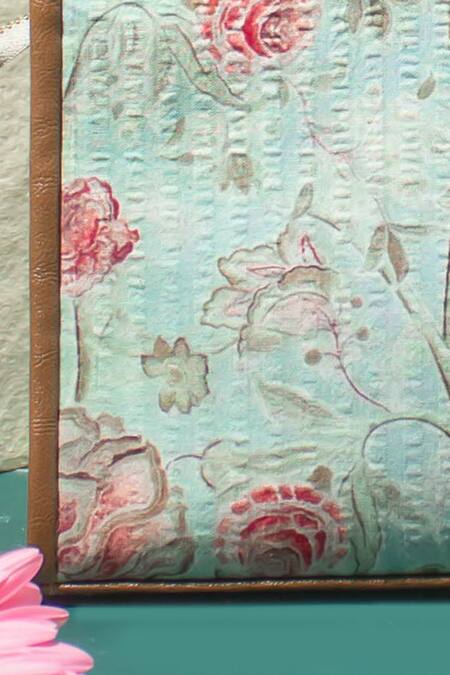 Amyra_Multi Color Wallflower Print Hand Bag _at_Aza_Fashions