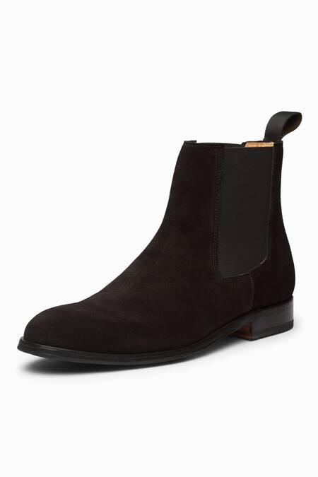 Shop 3dm Lifestyle Black Suede Chelsea Boots Online at Aza Fashions Shop_3dm Lifestyle_Black Suede Chelsea Boots _Online_at_Aza_Fashions