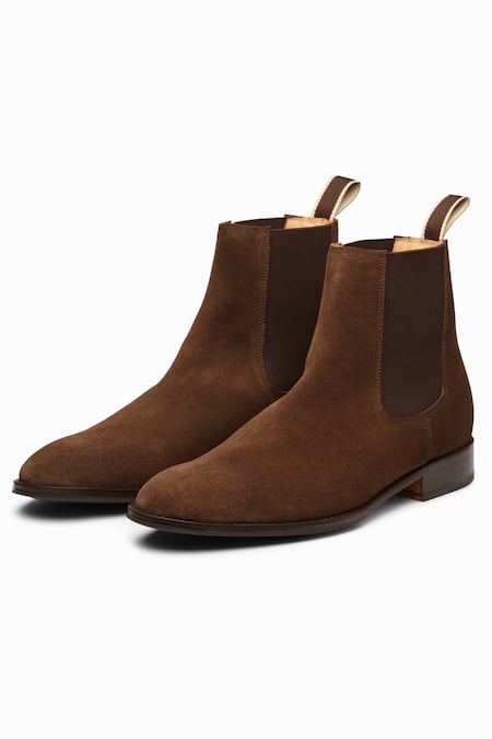 3dm Lifestyle Brown Suede Chelsea Boots 