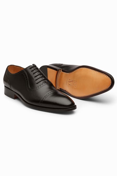 Shop 3dm Lifestyle Black Leather Oxford Shoes Shop_3dm Lifestyle_Black Leather Oxford Shoes