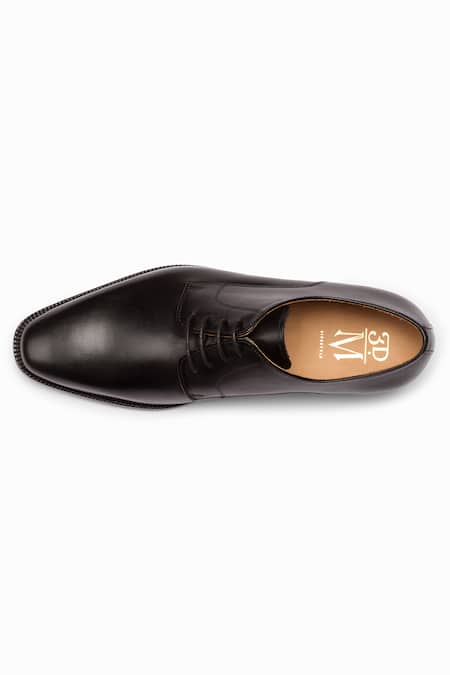 Shop_3dm Lifestyle_Black Leather Lace-up Derby Shoes 