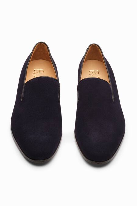 Buy_3dm Lifestyle_Blue Navy Leather Penny Loafers 