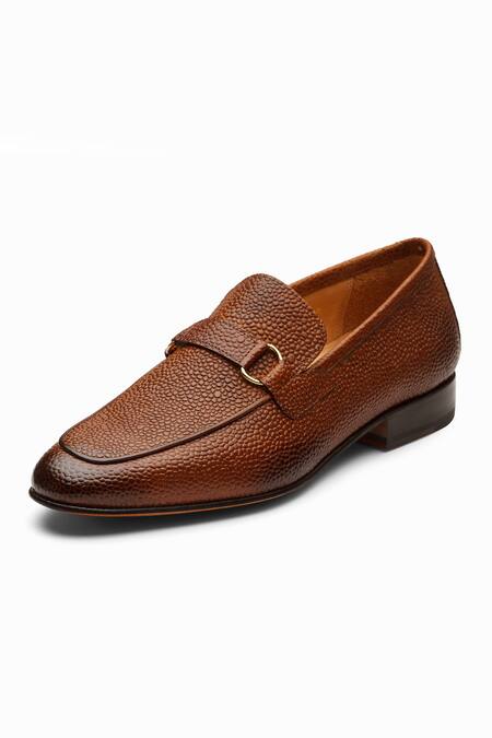 3dm Lifestyle_Brown Leather Lorenzo Loafers _Online_at_Aza_Fashions