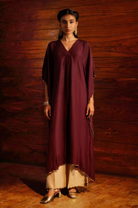 Mimamsaa Juliet Woven Kaftan & Pant Set 