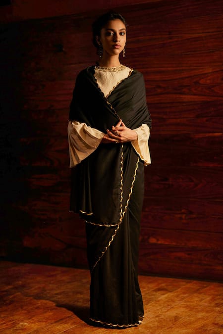 Mimamsaa Olivia Woven Saree With Blouse Piece 