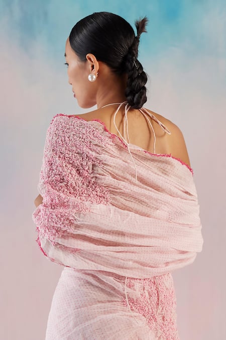 Ilk Chanderi Miniature Hearts Print Bralette 