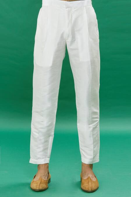 Rng Safawala_Off White Cotton Silk Floral, Sequin Printed And Embroidered Kurta Set_at_Aza_Fashions